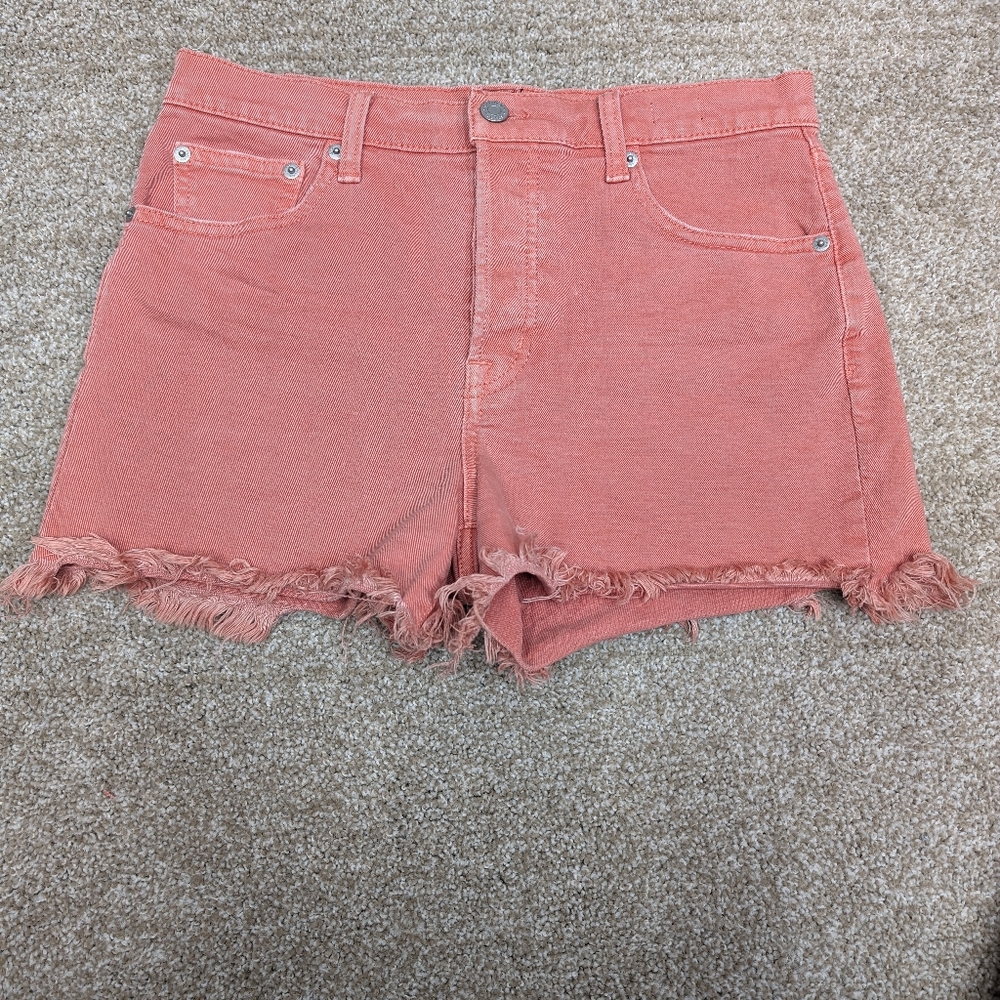 Gap pink denim shorts